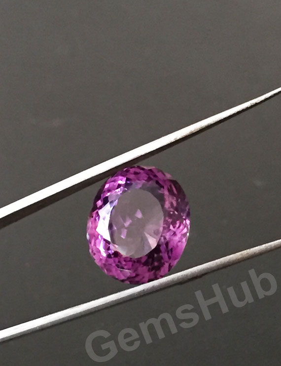 15.29 ct Natural Certified Amethyst (Jamunia) -Premium Quality