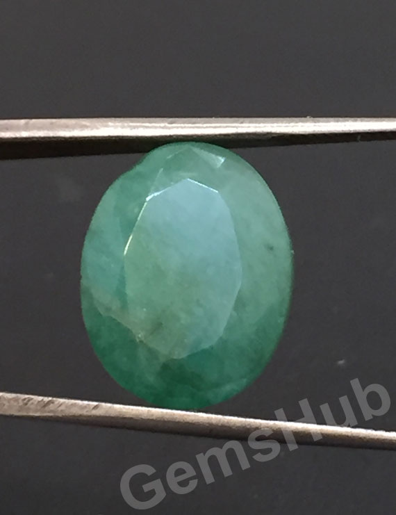10.28 ct/11.50 rattii Natural Certified  Panna (Emerald)