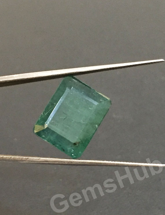 11.13 ct/12.25 ratti Natural Certified  Zambian Panna (Emerald)