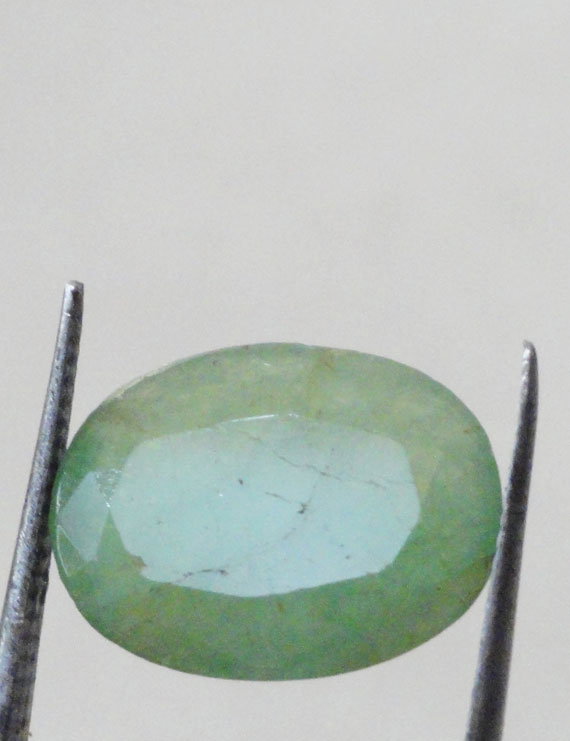 5.04 ct/5.50 ratti Natural Certified Zambian Panna (Emerald)