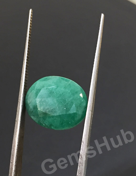 9.40 ct/10.50 ratti Natural Certified Panna (Emerald)