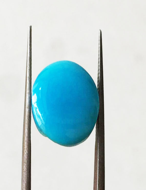 6.67 ct Natural Certified Firoza/Turquoise