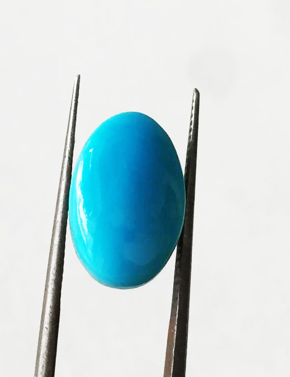 6.94 ct Natural Certified Firoza/Turquoise