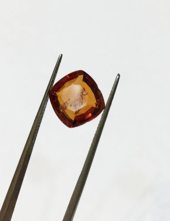 4.00 ratti (3.56 ct) Natural Hessonite Ceylon Gomed Certified