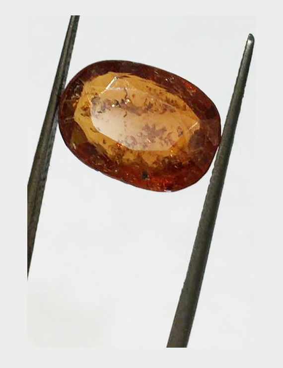 5.25 ratti (4.83 ct) Natural Hessonite Ceylon Gomed Certified