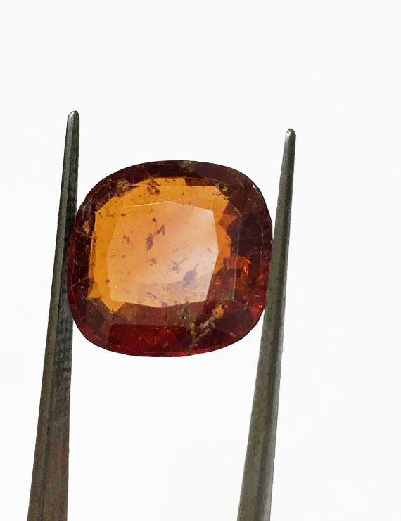 9.25 ratti (8.12 ct) Natural Hessonite Ceylon Gomed Certified