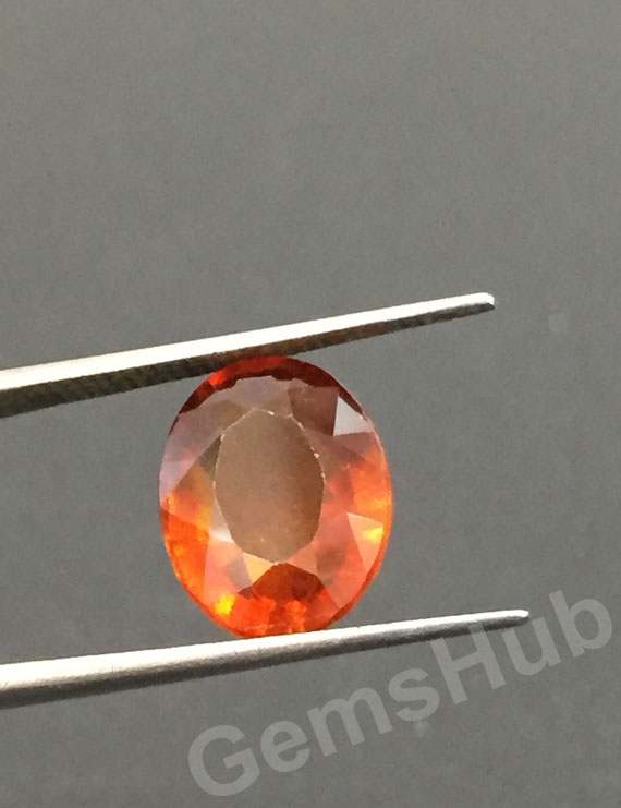 5.60 ratti (5.18 ct) Natural Hessonite Ceylon Gomed Certified