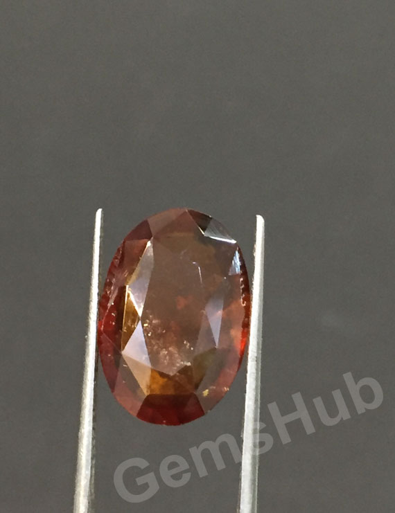 8.60 ratti (7.84 ct) Natural Hessonite Ceylon Gomed Certified