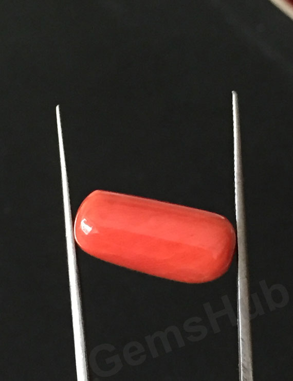 11.60 ratti (10.58 ct)  Natural Certified Moonga/Coral
