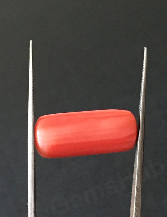 13.85 ratti (12.44 ct) Natural Certified Moonga/Coral