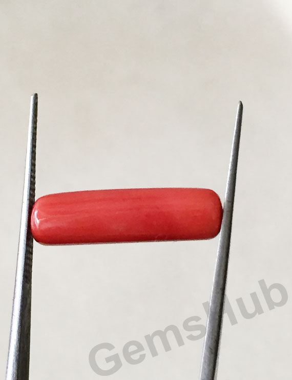 6.25 ratti (5.54 ct) Natural Certified Moonga/Coral