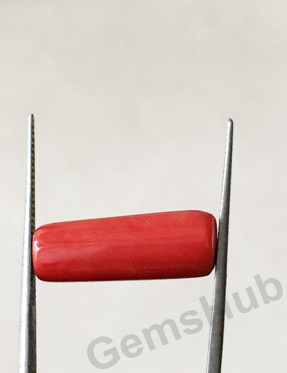 7.40 ratti (6.67ct) Natural Certified Moonga/Coral