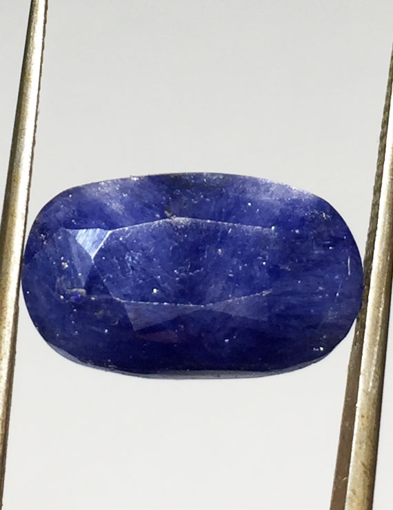 10.94 Ct/ 12.25  Ratti Natural Ceylon Blue Sapphire (Neelam) Gemstone