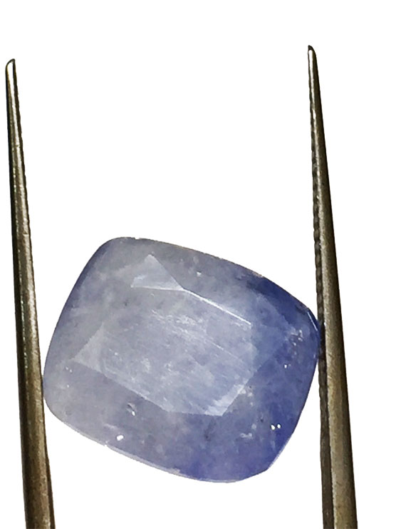 11.28 Ct/ 12.50  Ratti Natural Ceylon Blue Sapphire (Neelam) Gemstone