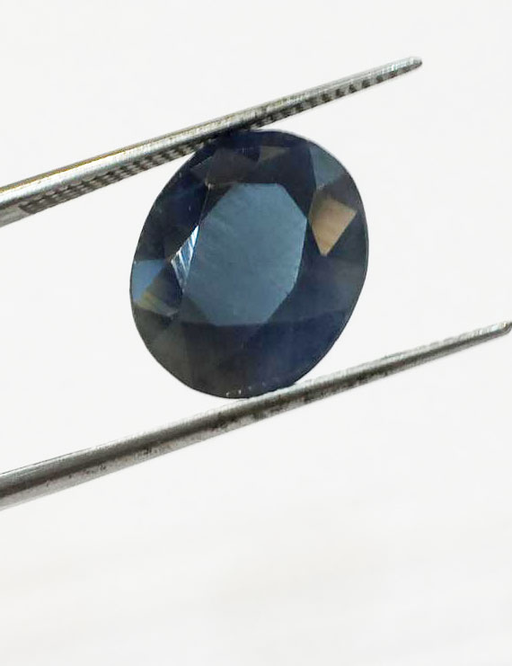 6.16 Ct/ 6.90  Ratti Natural Ceylon Blue Sapphire (Neelam) Gemstone Non Heat-Non Treat