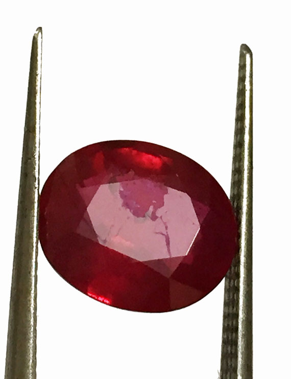 3.34 ct Natural Certified Bangkok/New Burma Ruby/Manik