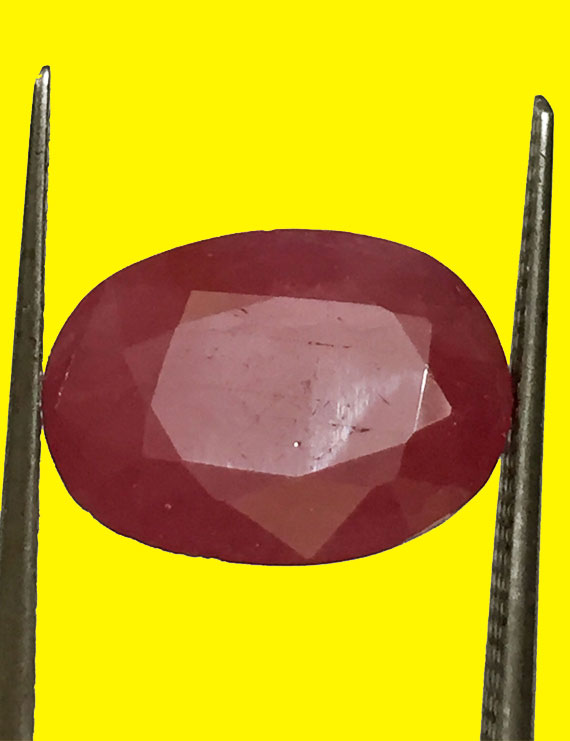 5.76 ct Natural Certified Non Heat Non Treat Ruby/Manik