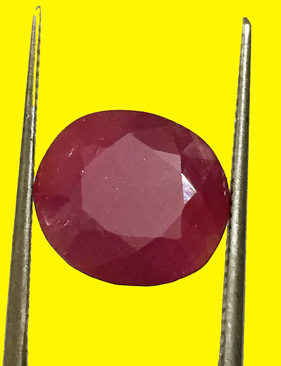 5.90 ct Natural Certified Non Heat Non Treat Ruby/Manik