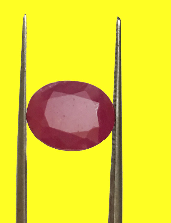 6.32 Ct Natural Certified Non Heat Non Treat Ruby/Manik