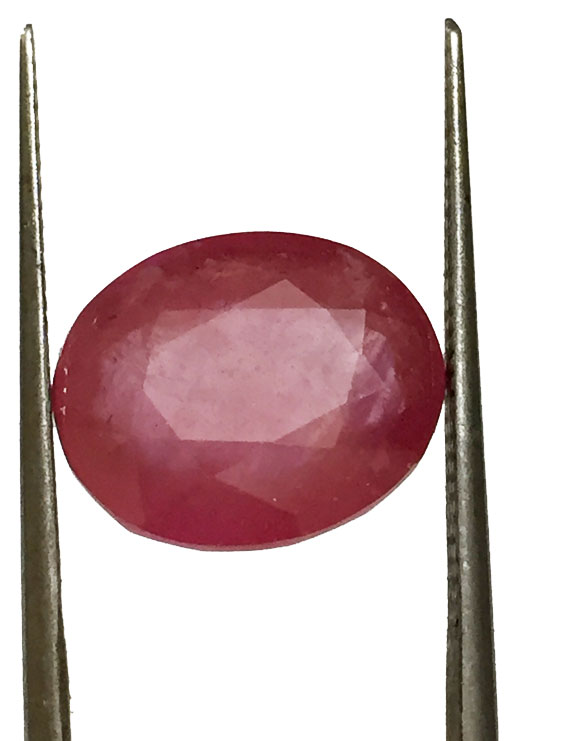 6.88 ct Natural Certified New Burma Ruby/Manik