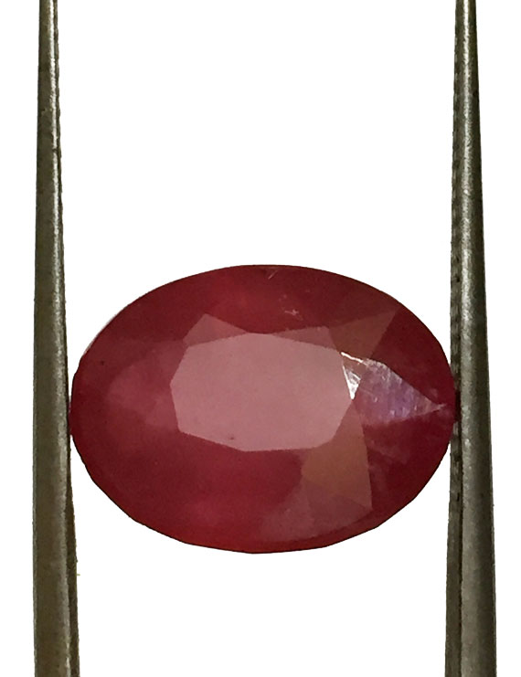 7.16 ct Natural Certified New Burma Ruby/Manik