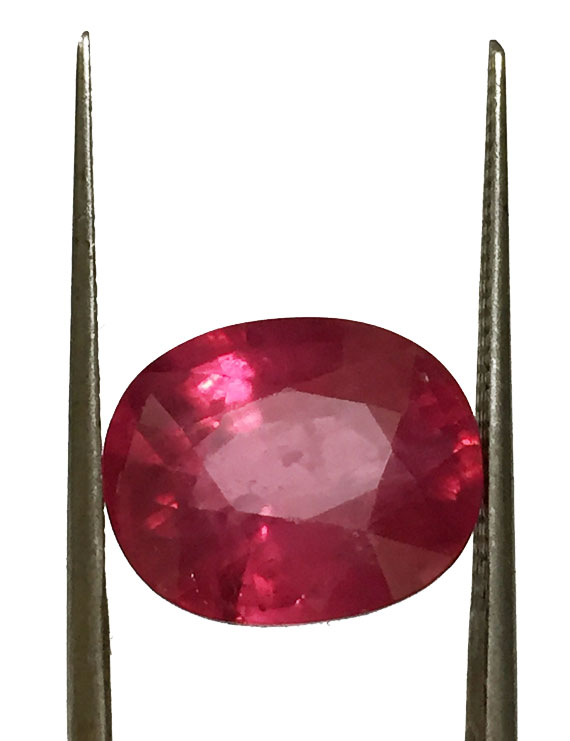 8.55 ct Natural Certified New Burma Ruby/Manik