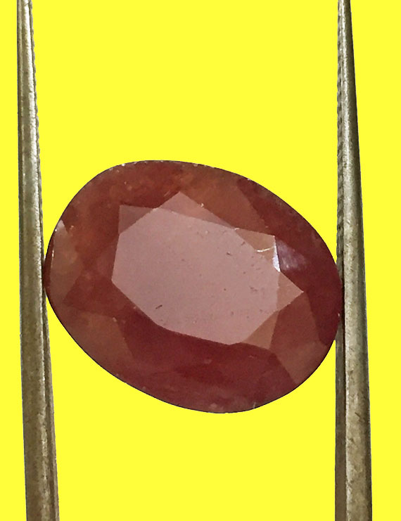 9.72 ct Natural Certified Non Heat Non Treat Ruby/Manik