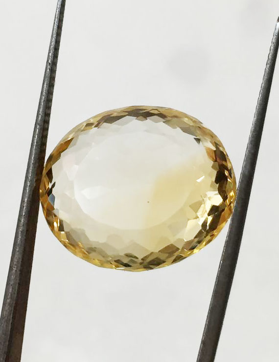 17.22 ratti (15.50 ct) Natural Certified Sunela (Citrine)