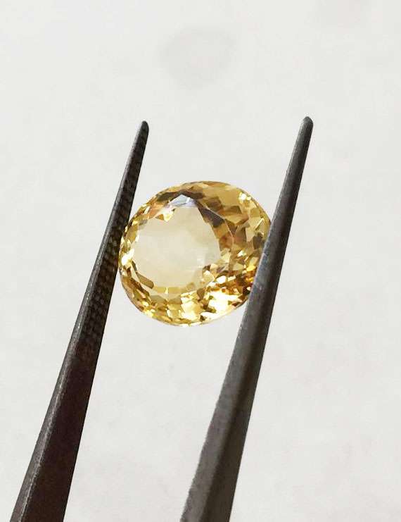 5.60 ratti (5.12 ct) Natural Certified Sunela (Citrine)