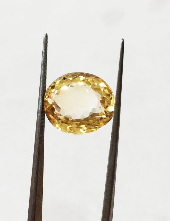 9.00 ratti (8.08 ct) Natural Certified Sunela (Citrine)