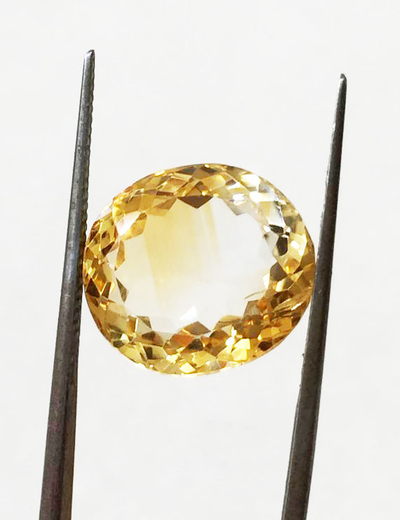 10.60 ratti (9.58 ct) Natural Certified Sunela (Citrine)